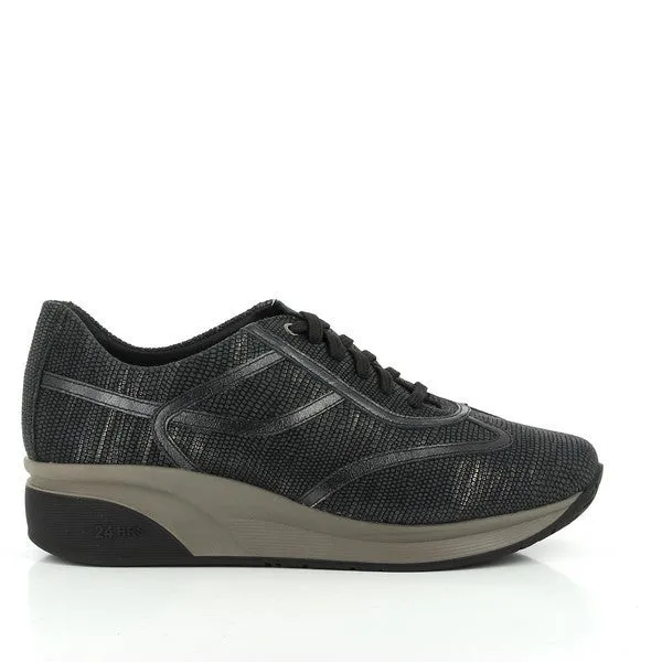 24 Hrs 23057 Black Sneakers