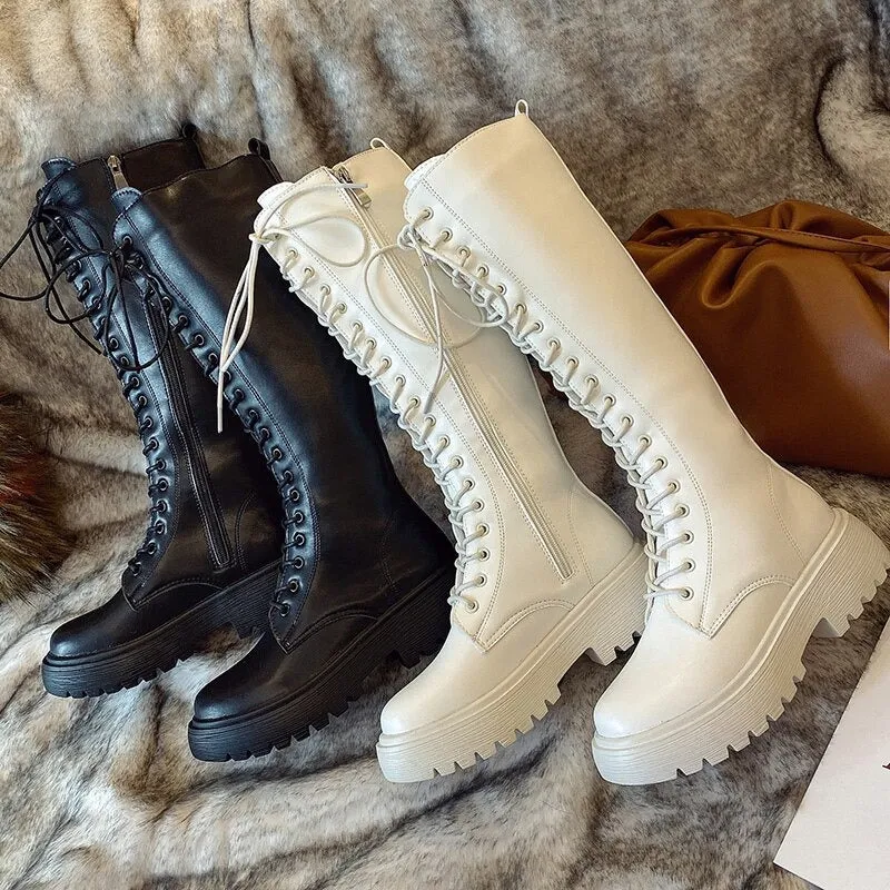 Annikara | Women's knee-high boots | Comfortable
