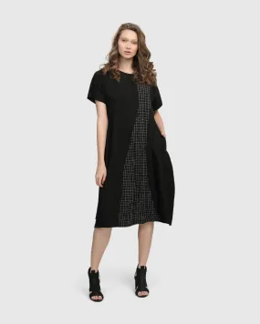 Athena Relaxed Cocoon Dress, Net