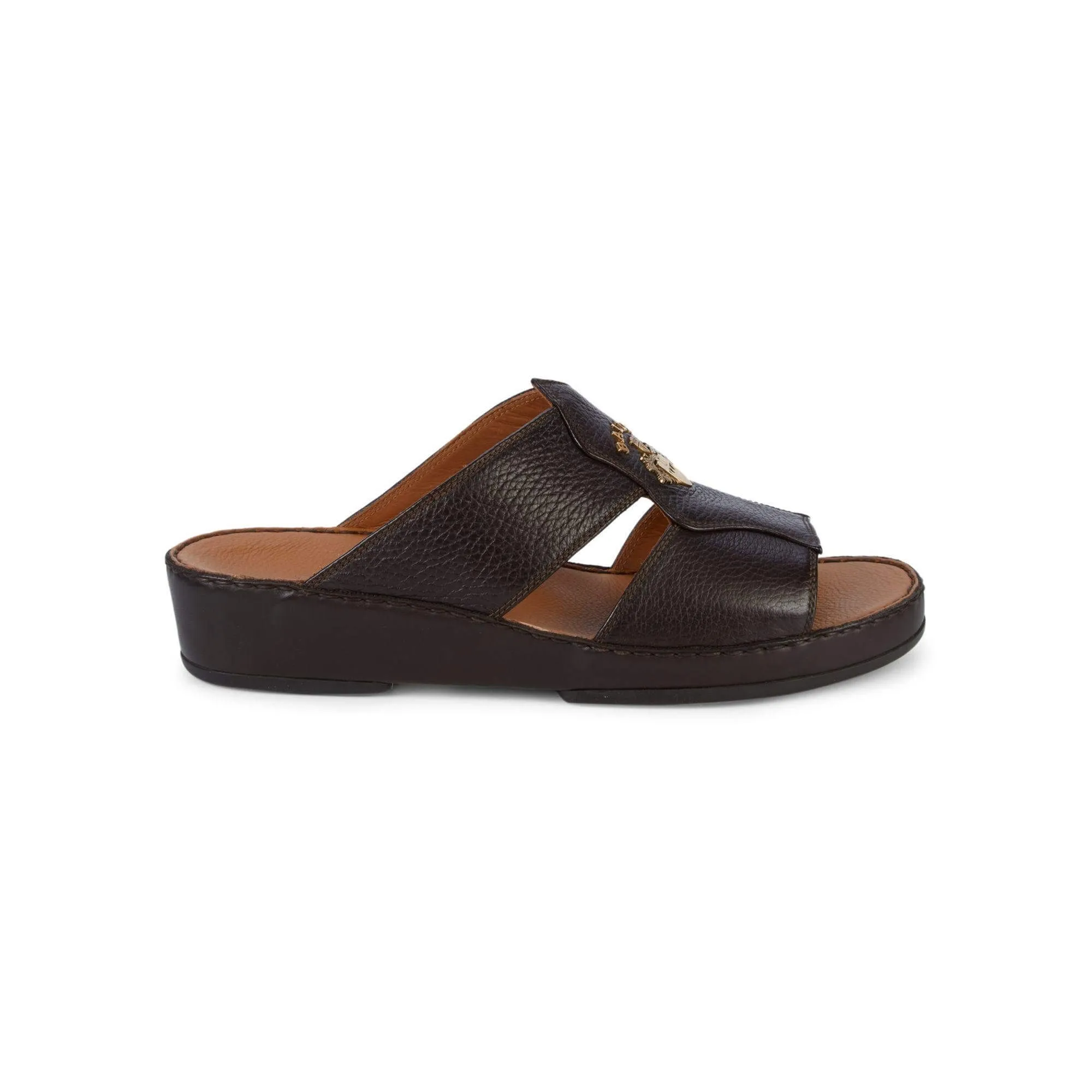 Bally Hakman Mens Safari Grained Leather Sandals US 9 MSRP $625