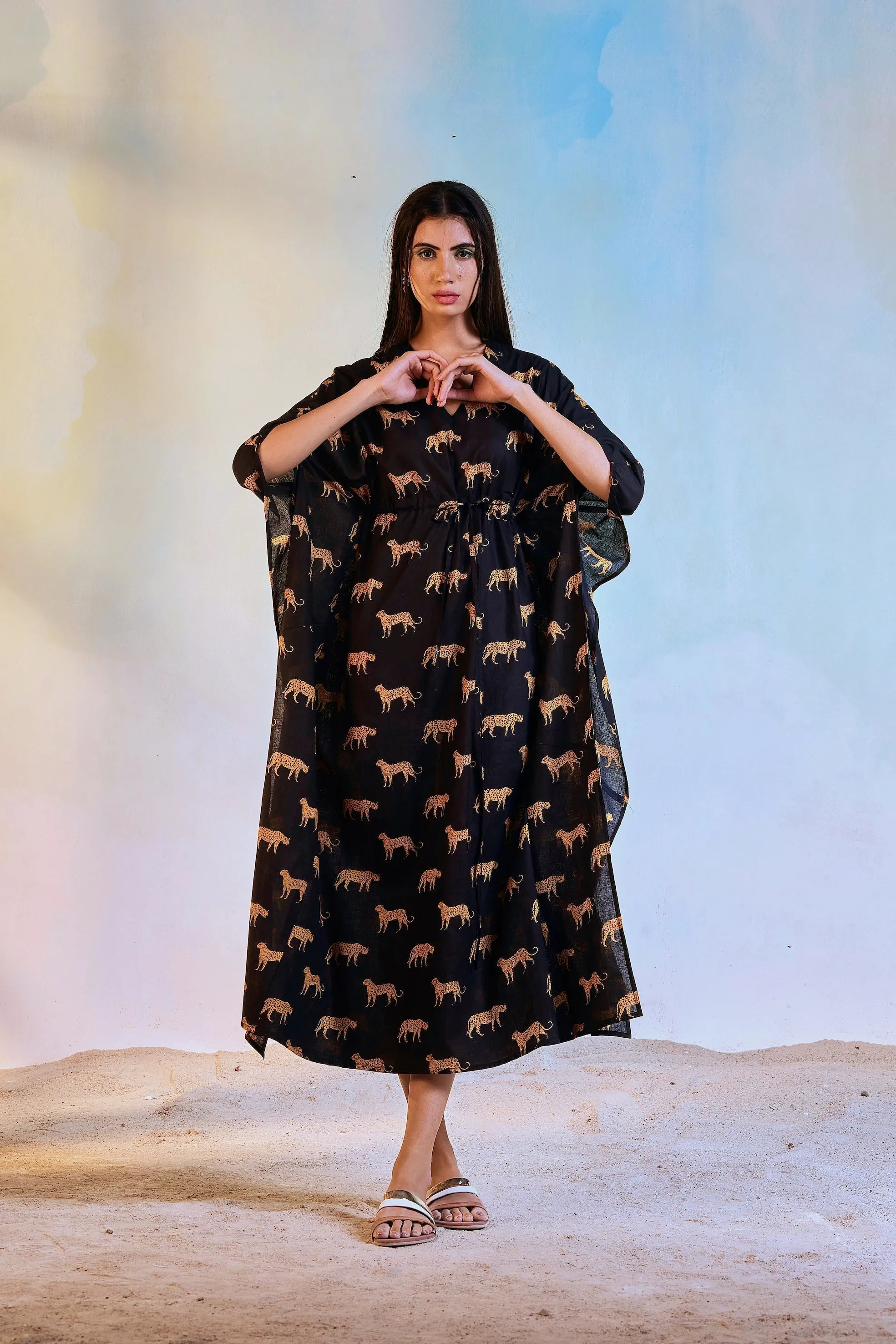 Block Print Kaftan