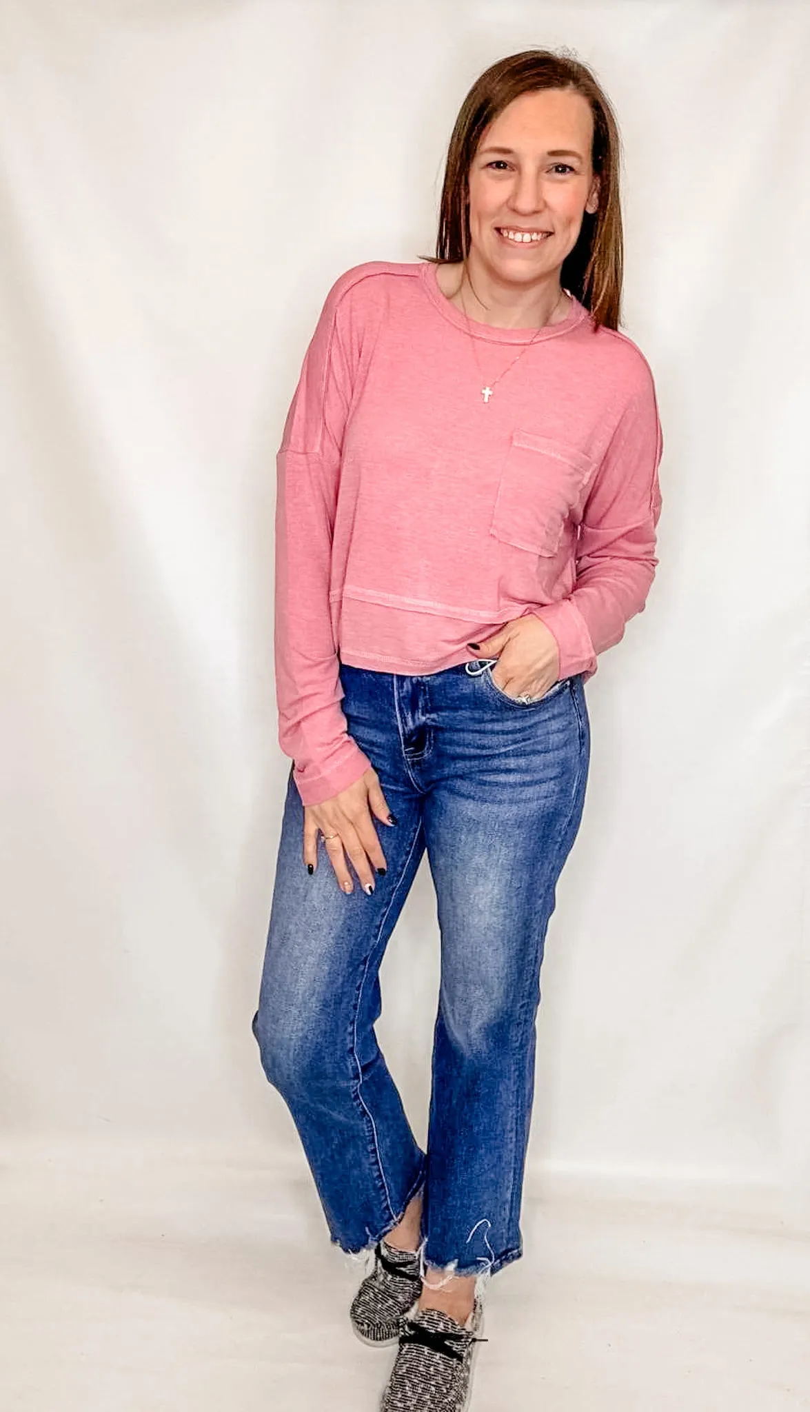 Casual Knit Long Sleeve Tops - Variety