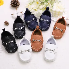 Casual Slip On Low Top Loafer Shoes For Baby Boys, Lightweight Comfortable Non Slip Flat Shoes For Indoor Outdoor Walking, Sprin