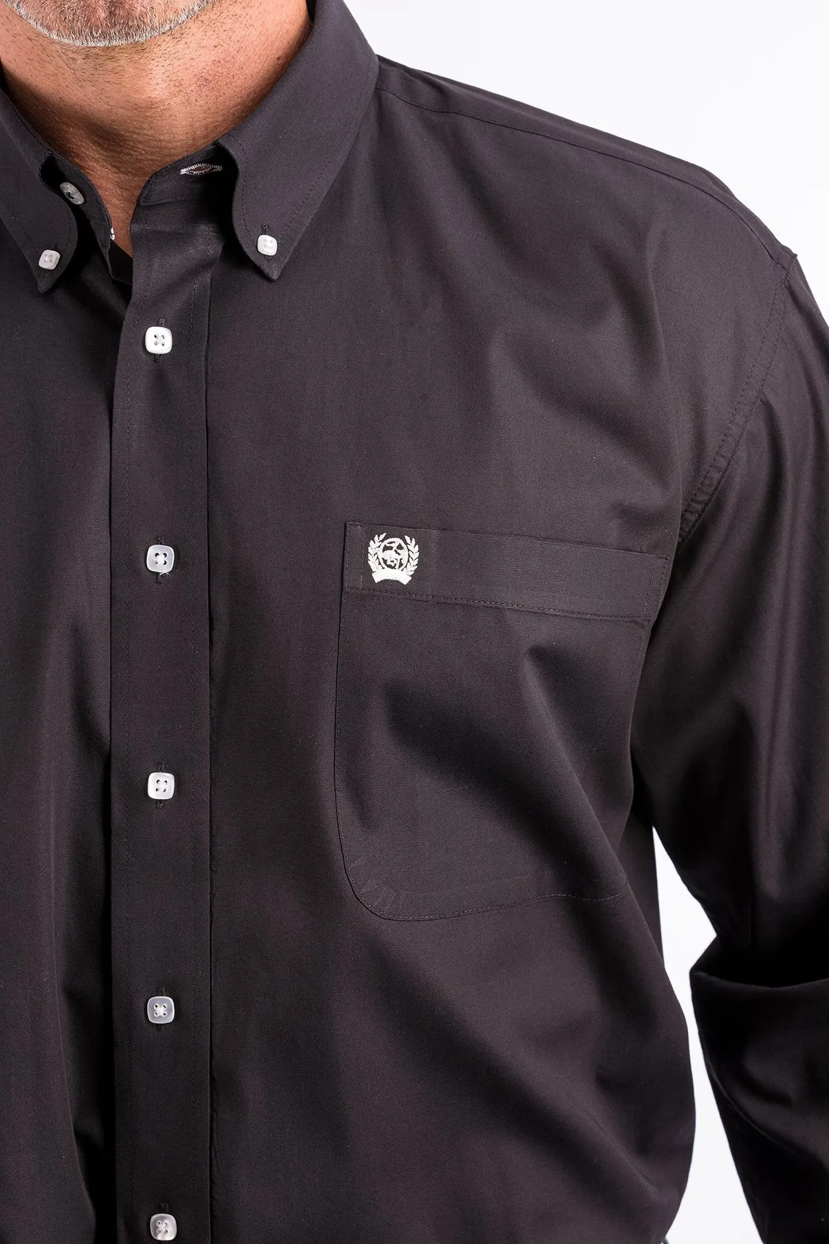 CINCH MEN'S BLACK LONG SLEEVE SHIRT
