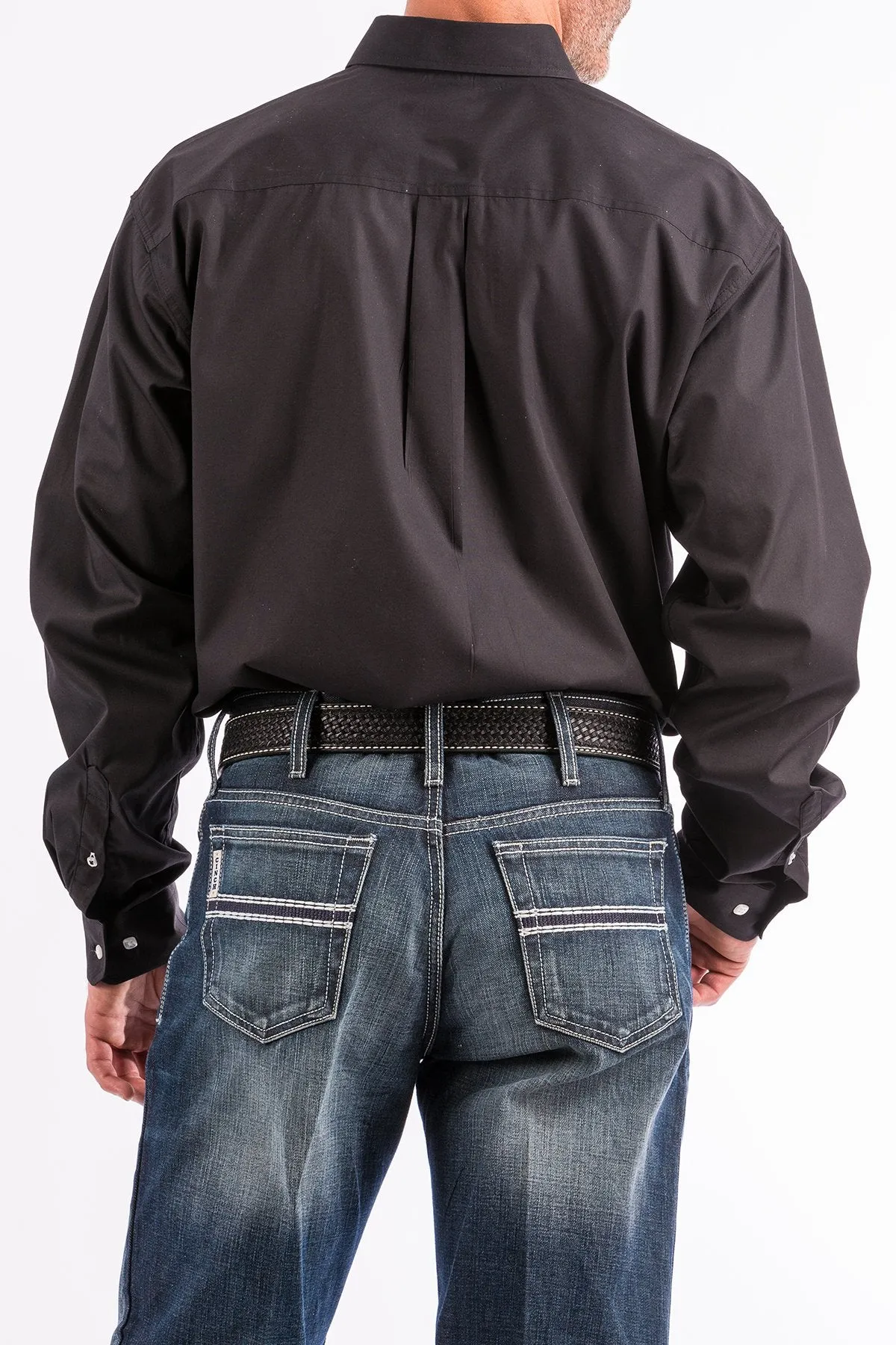 CINCH MEN'S BLACK LONG SLEEVE SHIRT