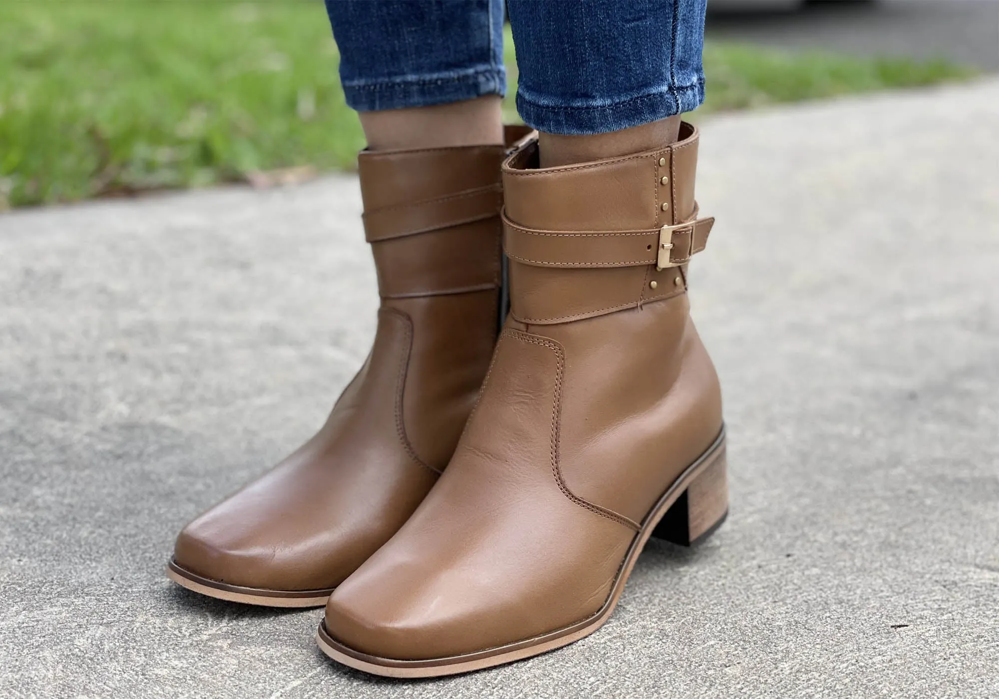Comfortshoeco Bess Womens Leather Comfortable Boots Made In Brazil