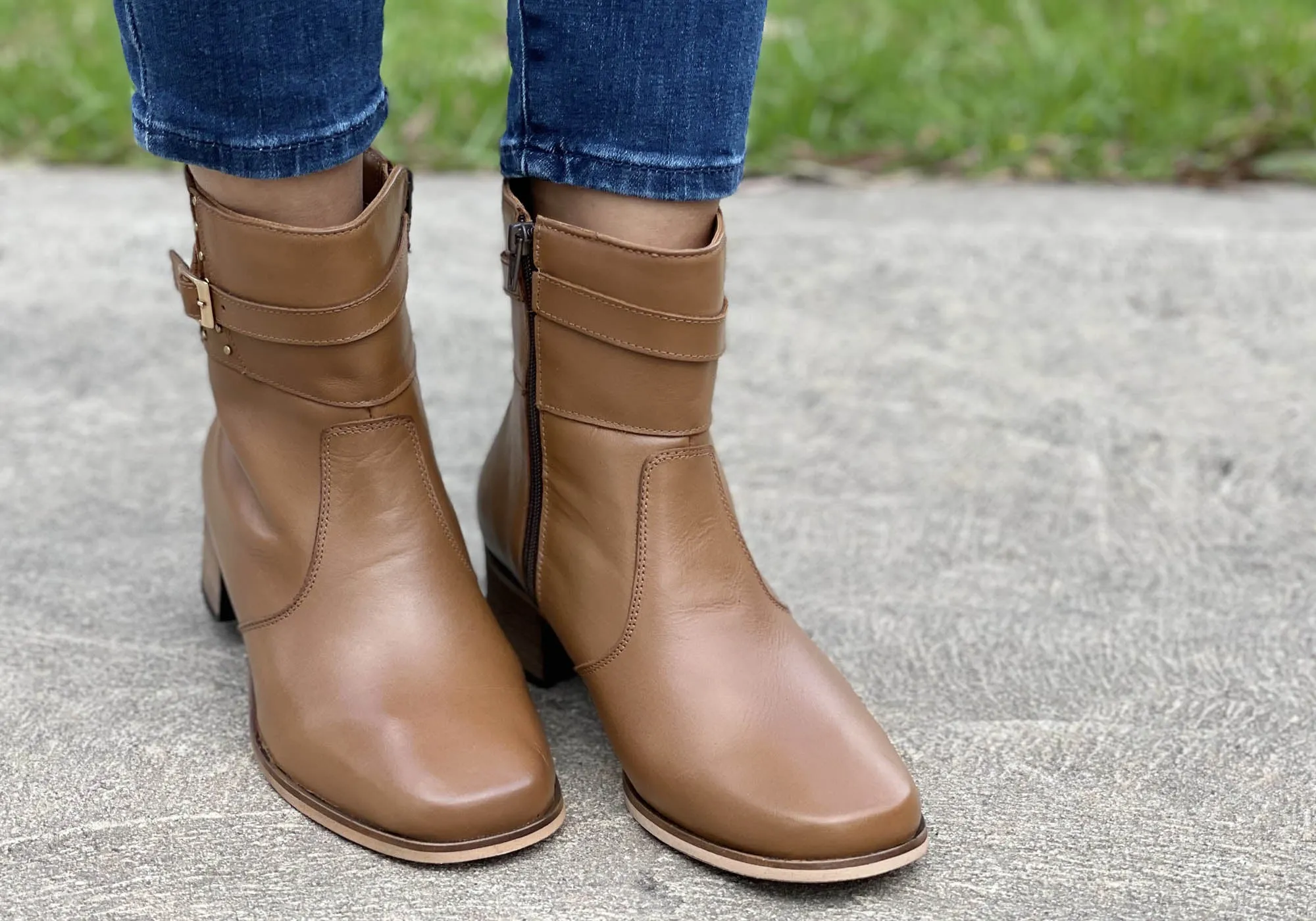 Comfortshoeco Bess Womens Leather Comfortable Boots Made In Brazil