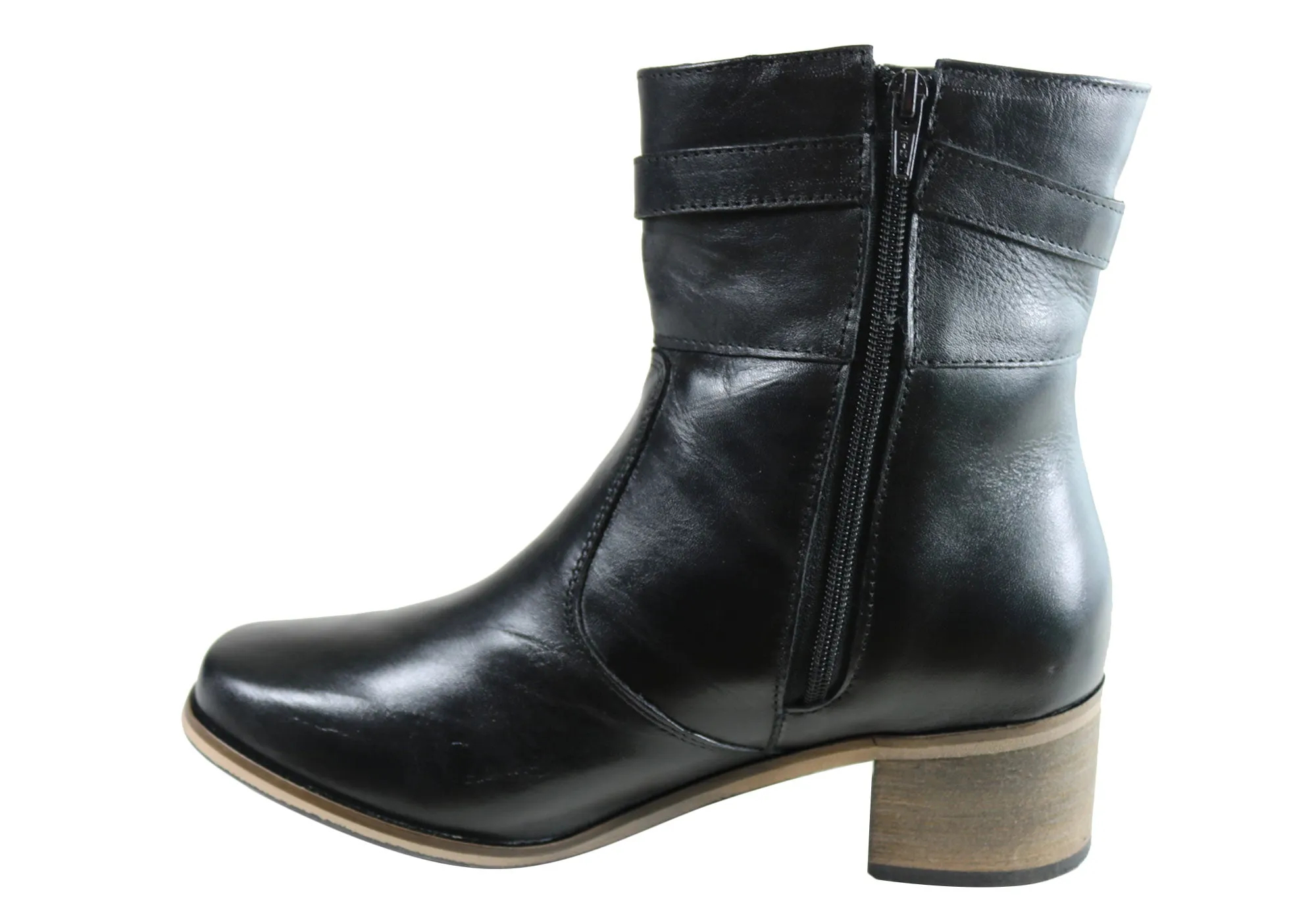 Comfortshoeco Bess Womens Leather Comfortable Boots Made In Brazil