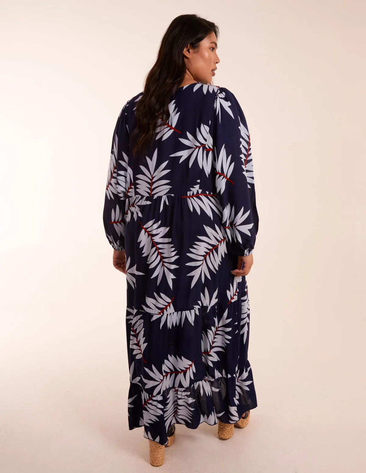Curve Relaxed Floral Maxi Dress