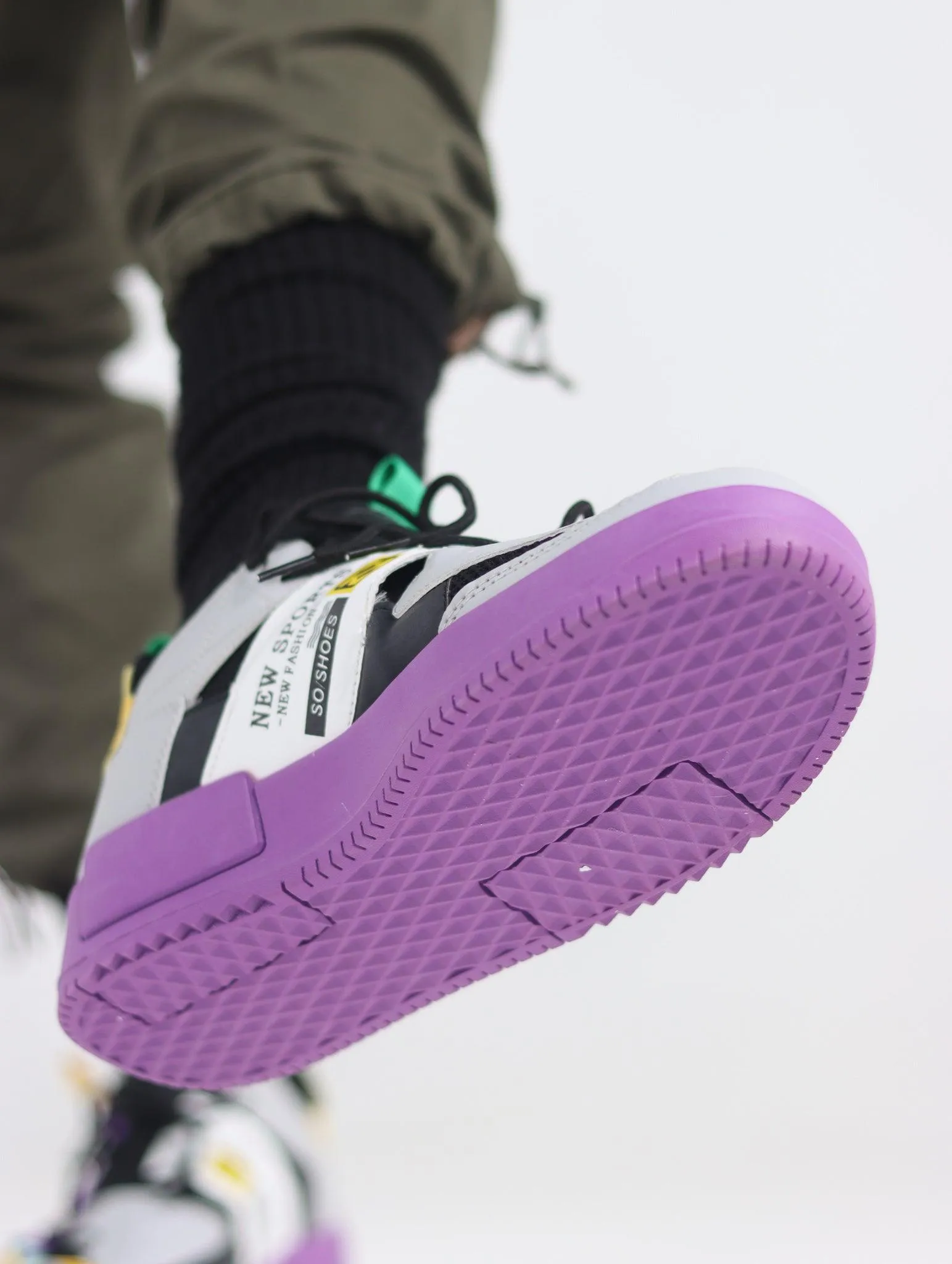 DON Men's Casual Tennis Trainer Sneakers