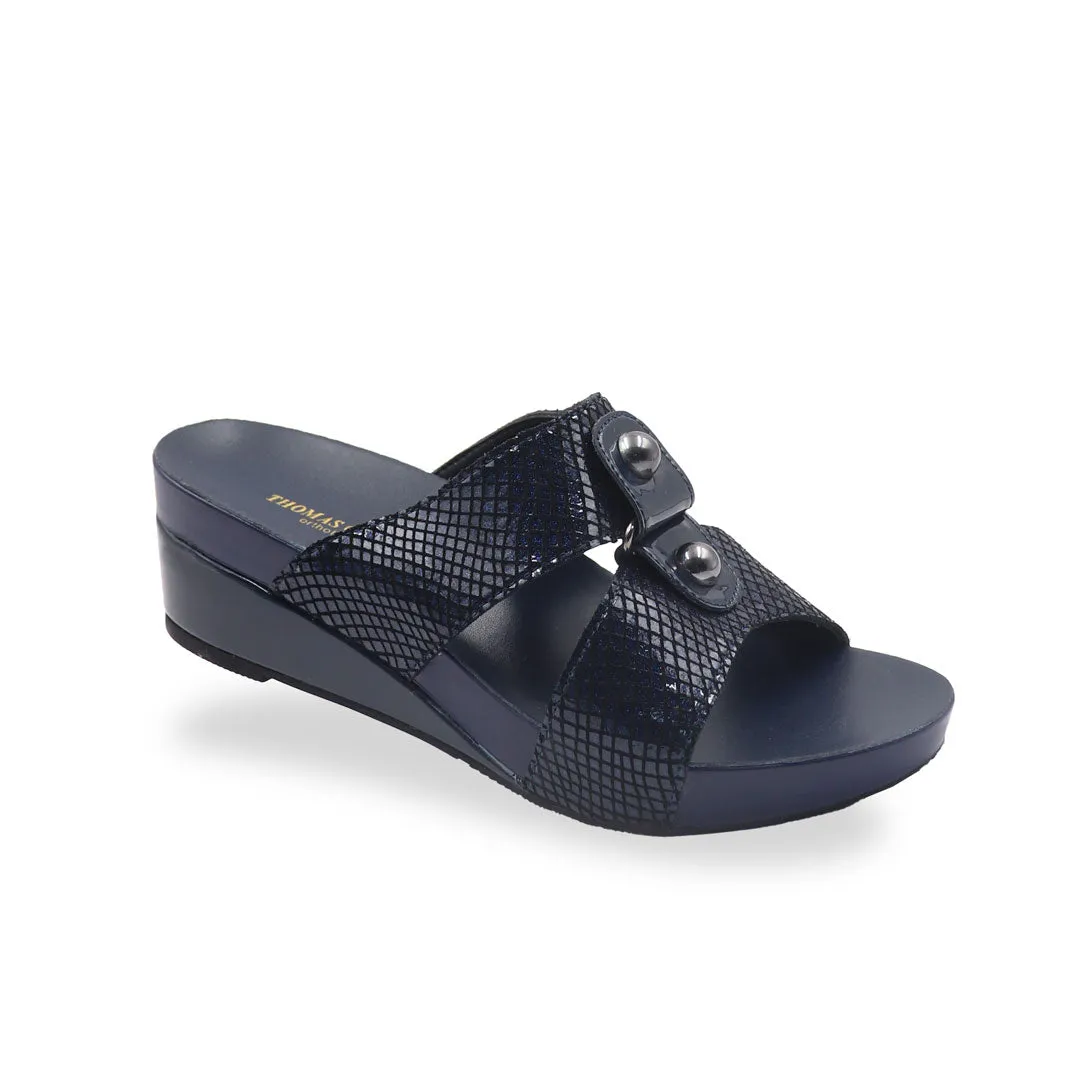 [EXTRA 20% off at cart] Savanna Leather Print Low Wedges