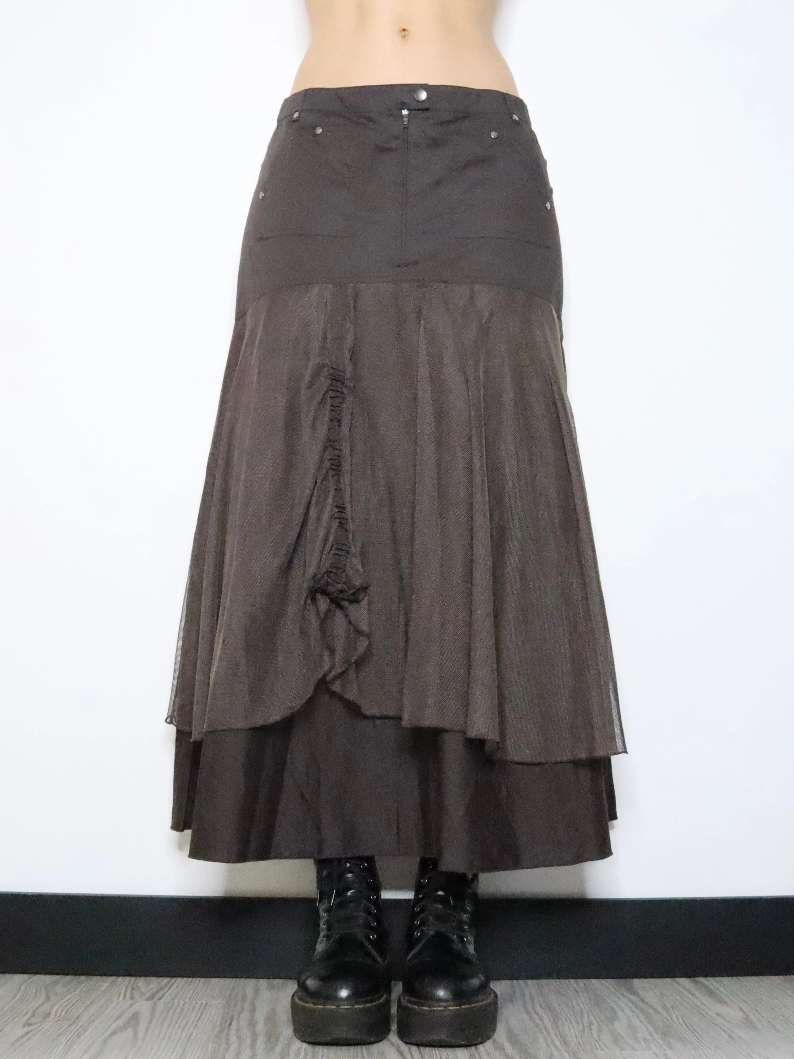 French Deconstructed Maxi Skirt (Medium) 