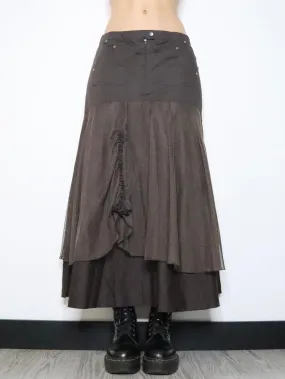 French Deconstructed Maxi Skirt (Medium) 