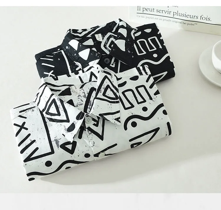 Geometric Printing Shirt