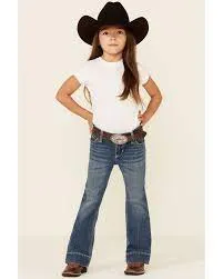 Girl's Wrangler Wide Leg Trouser Jean in Francine