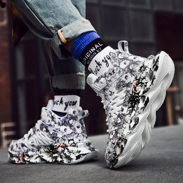 Graffiti Y3 Sneakers