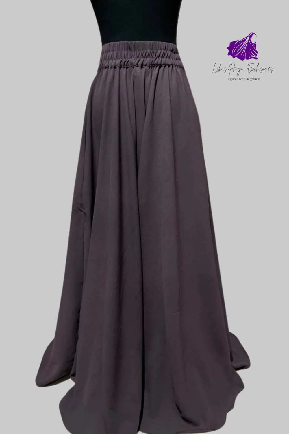Hiba High Waist Skirt With Pockets-Lavender