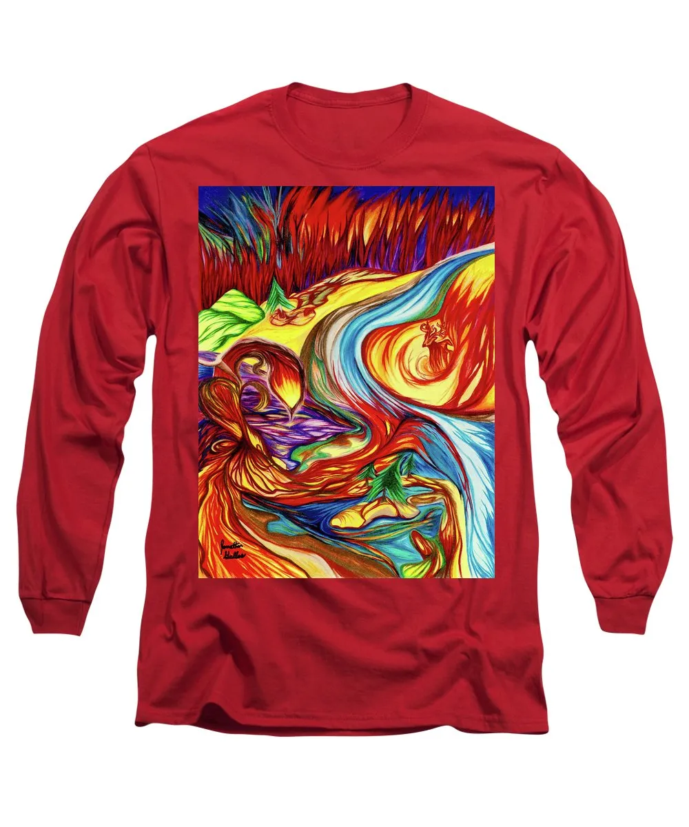 Inferno Deer - Long Sleeve T-Shirt