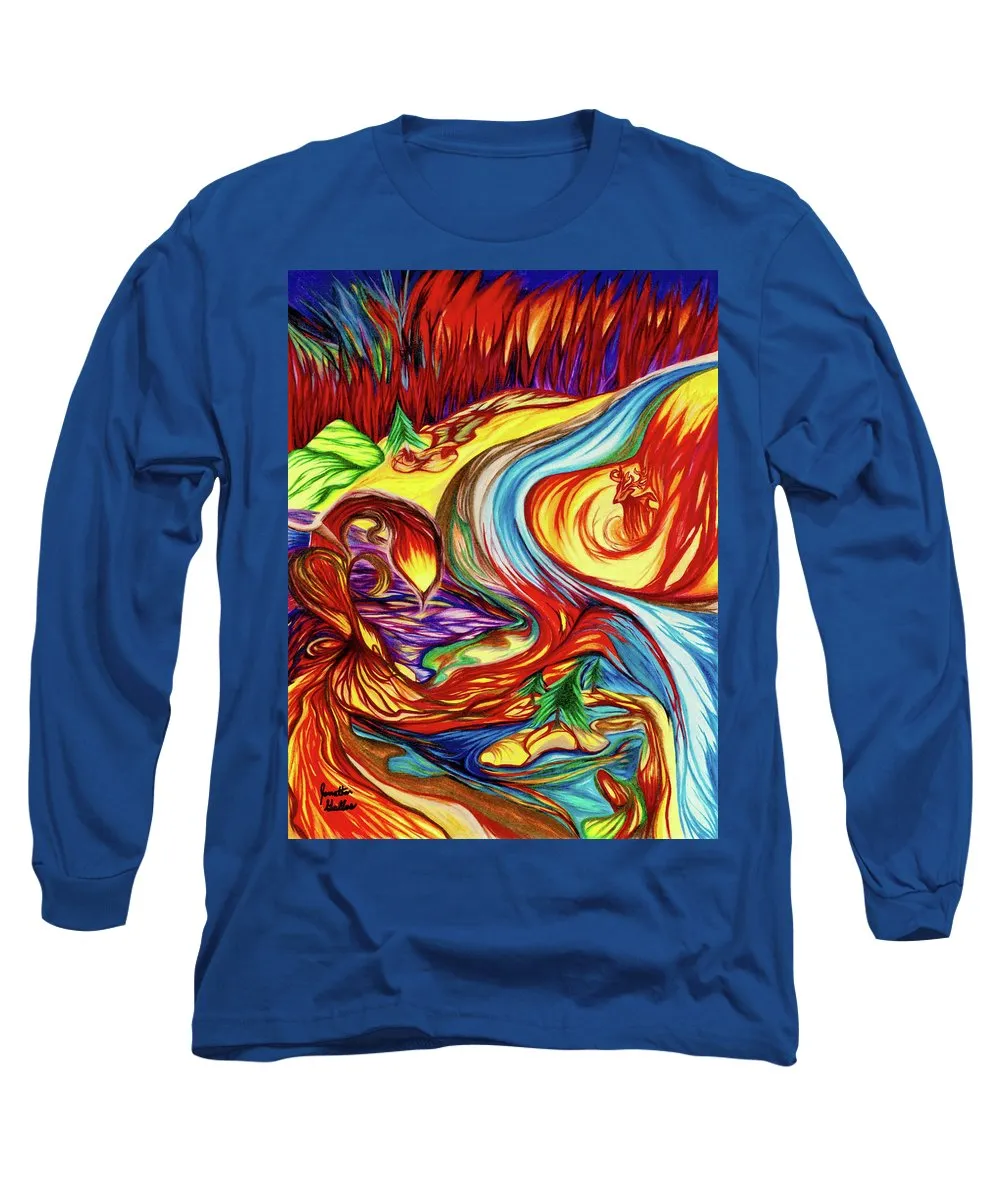 Inferno Deer - Long Sleeve T-Shirt