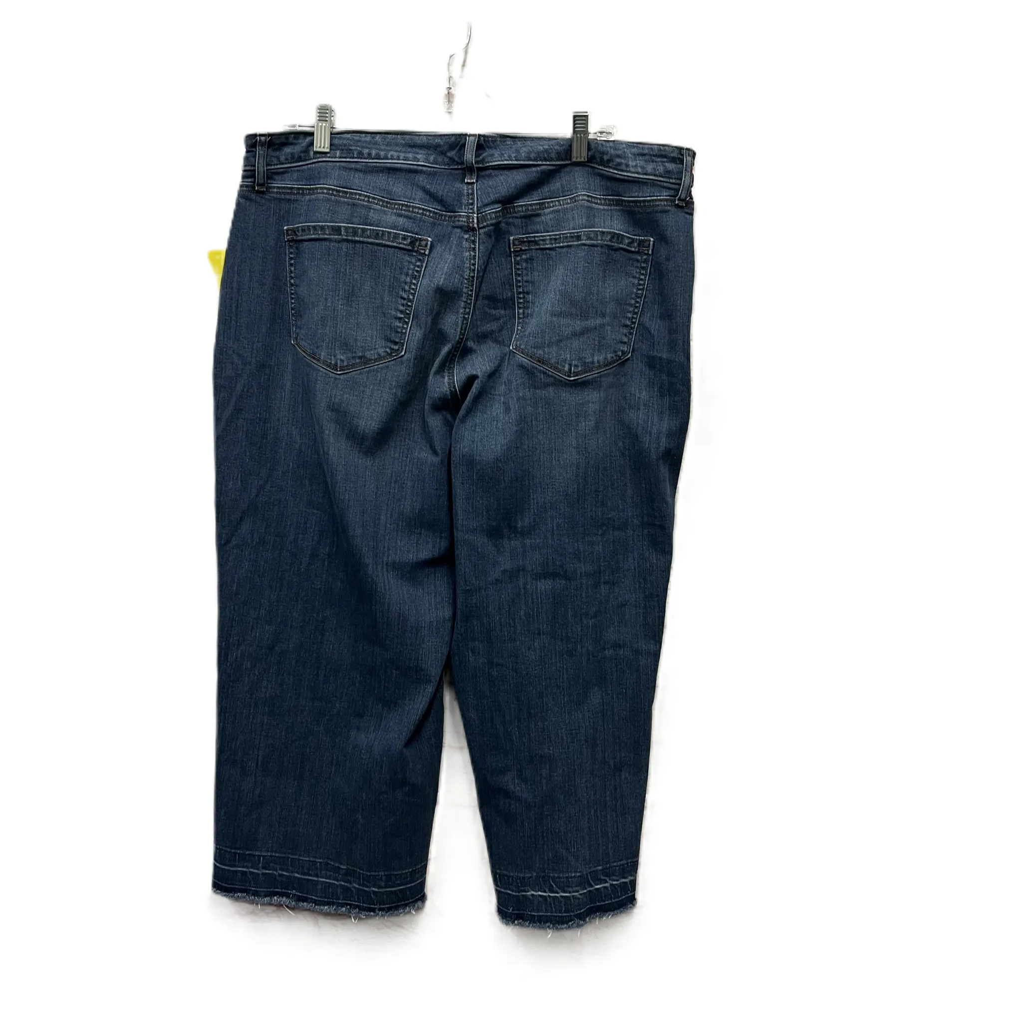 Jeans Wide Leg By Evri In Blue, Size: 16