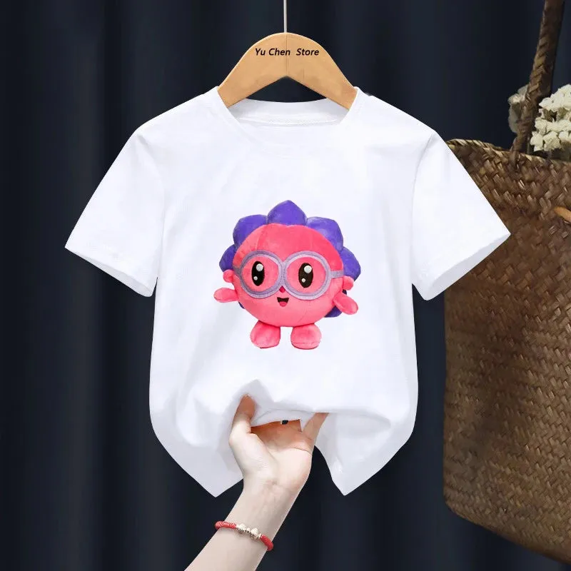 Kawaii BabyRiki T-shirts Boys Girls Cartoon Tshirt Clothes Summer Short Sleeve Kids T shirt BabyRiki For Children Gift tshirt