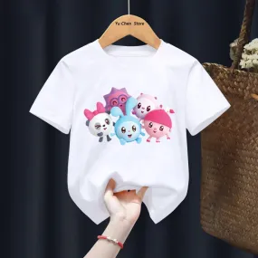 Kawaii BabyRiki T-shirts Boys Girls Cartoon Tshirt Clothes Summer Short Sleeve Kids T shirt BabyRiki For Children Gift tshirt