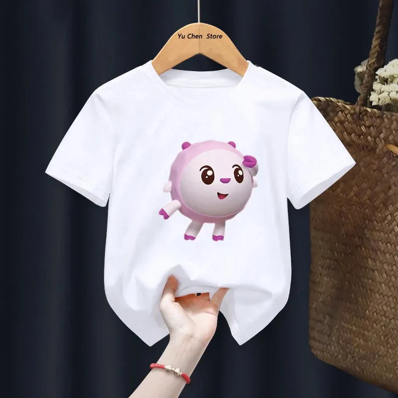 Kawaii BabyRiki T-shirts Boys Girls Cartoon Tshirt Clothes Summer Short Sleeve Kids T shirt BabyRiki For Children Gift tshirt