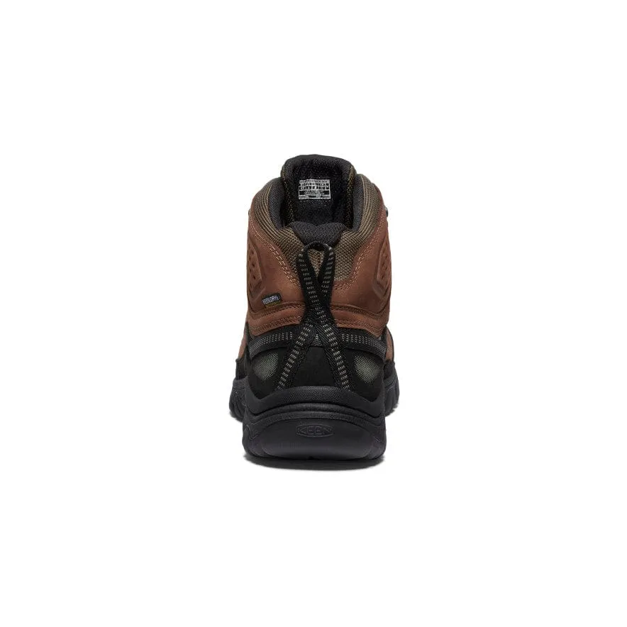 Keen Men's Targhee IV Mid Waterproof Hiking Boots- Bison/ Black