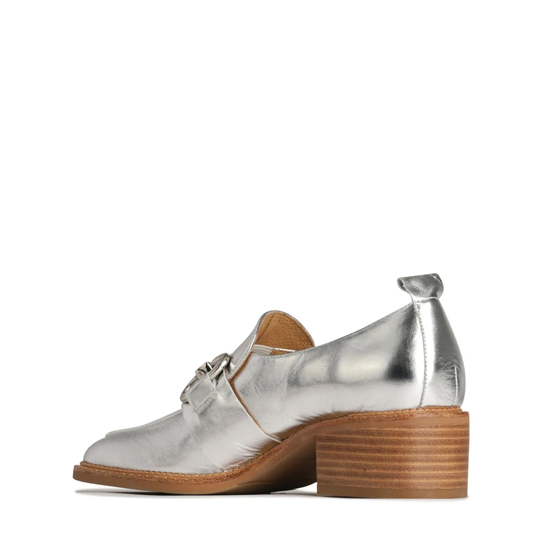 KEILY LEATHER HEEL LOAFERS