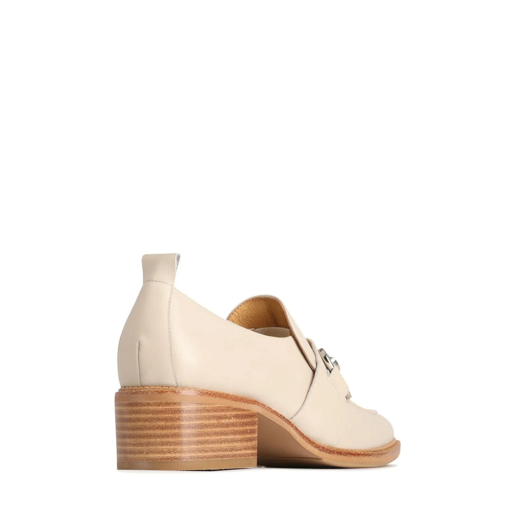 KEILY LEATHER HEEL LOAFERS