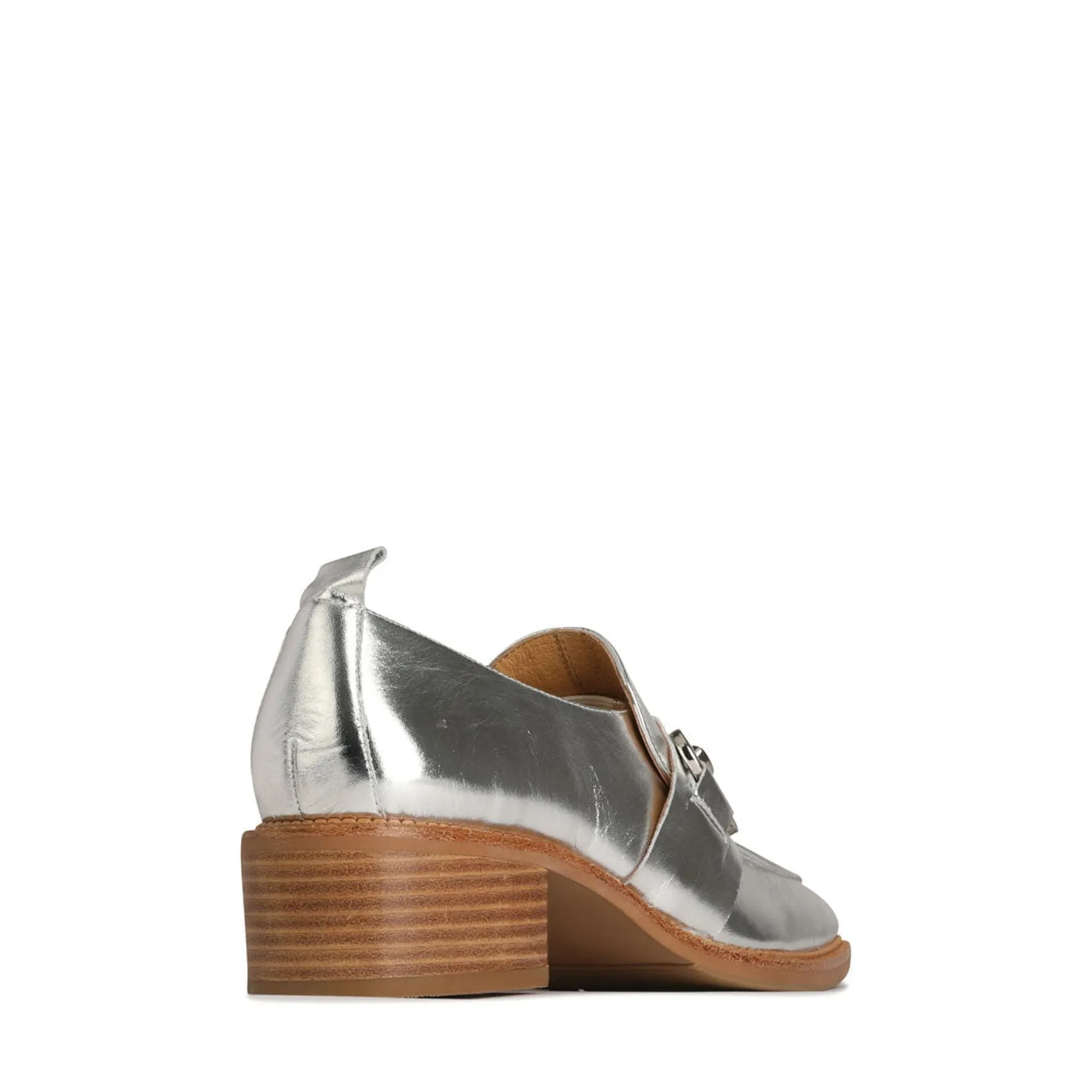KEILY LEATHER HEEL LOAFERS
