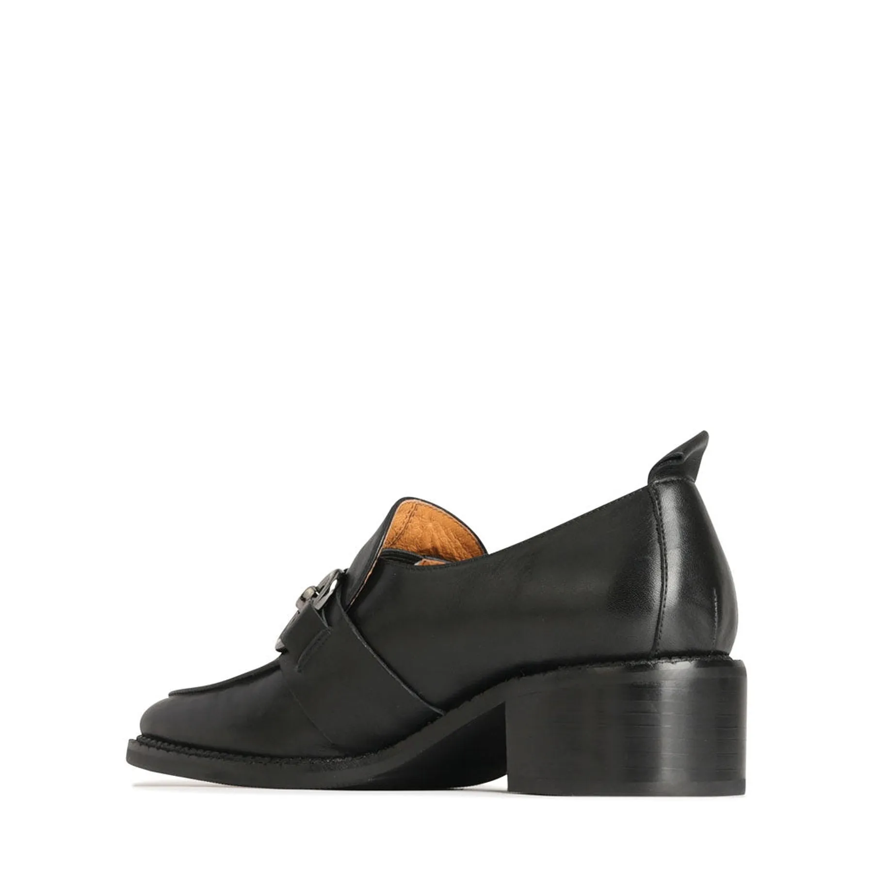 KEILY LEATHER HEEL LOAFERS