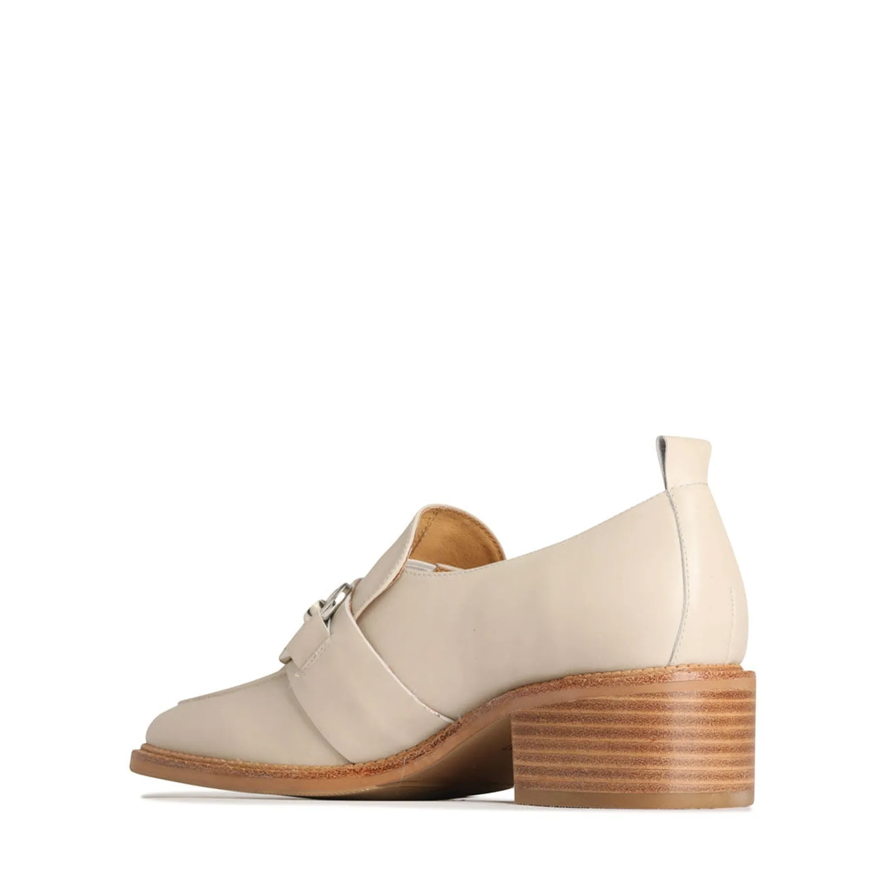 KEILY LEATHER HEEL LOAFERS