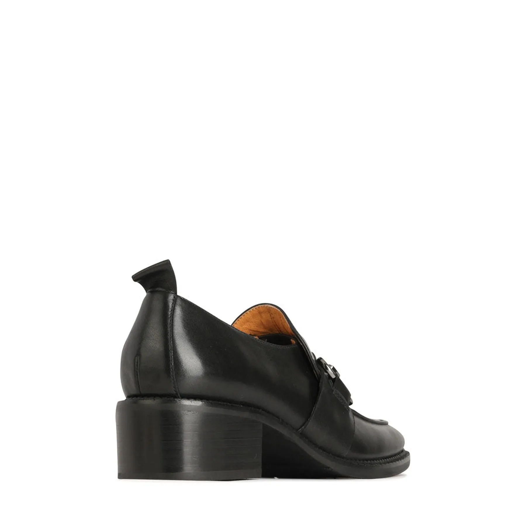 KEILY LEATHER HEEL LOAFERS