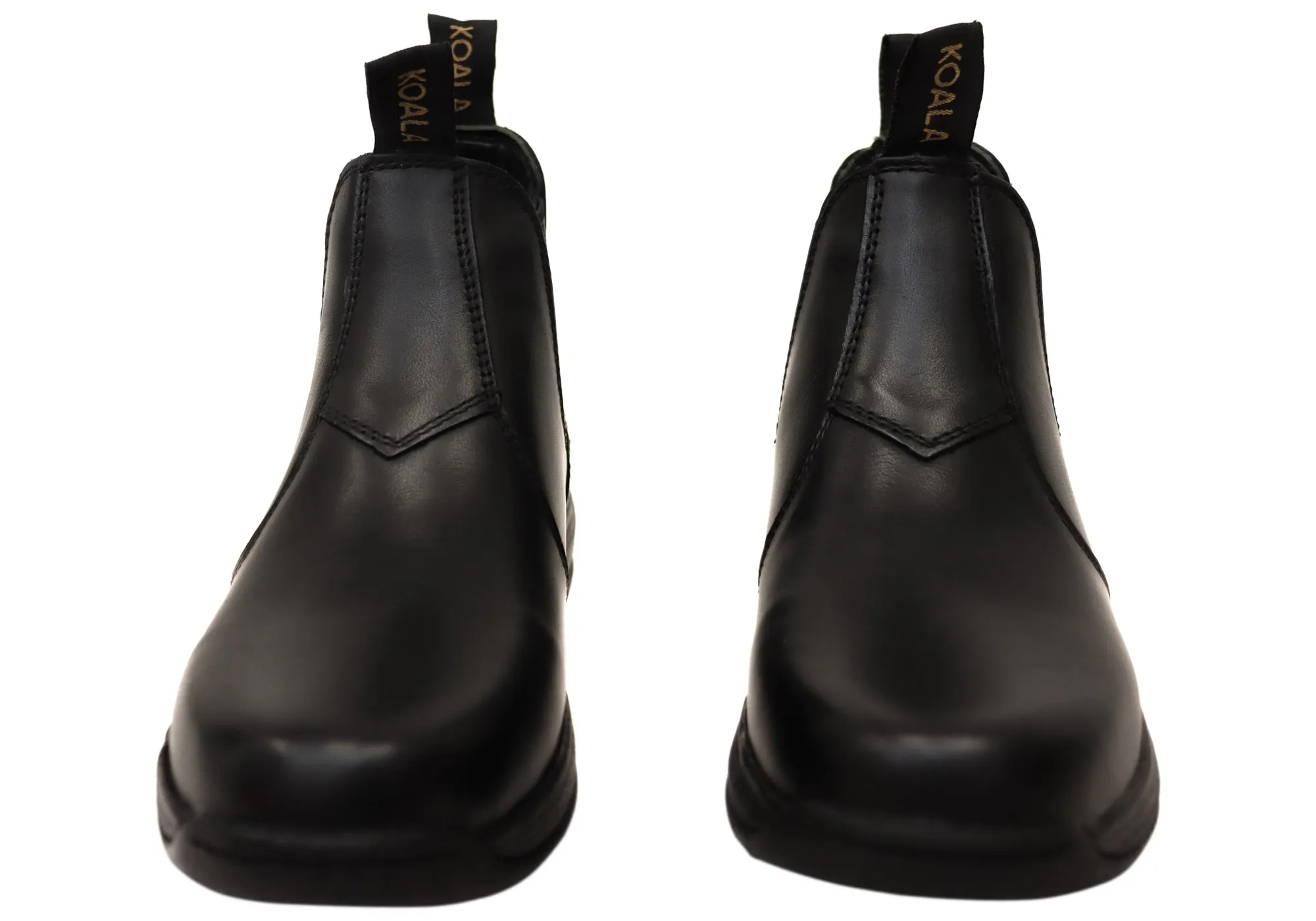 Koala By Grosby Knox Kids Leather Comfortable Pull On Boots