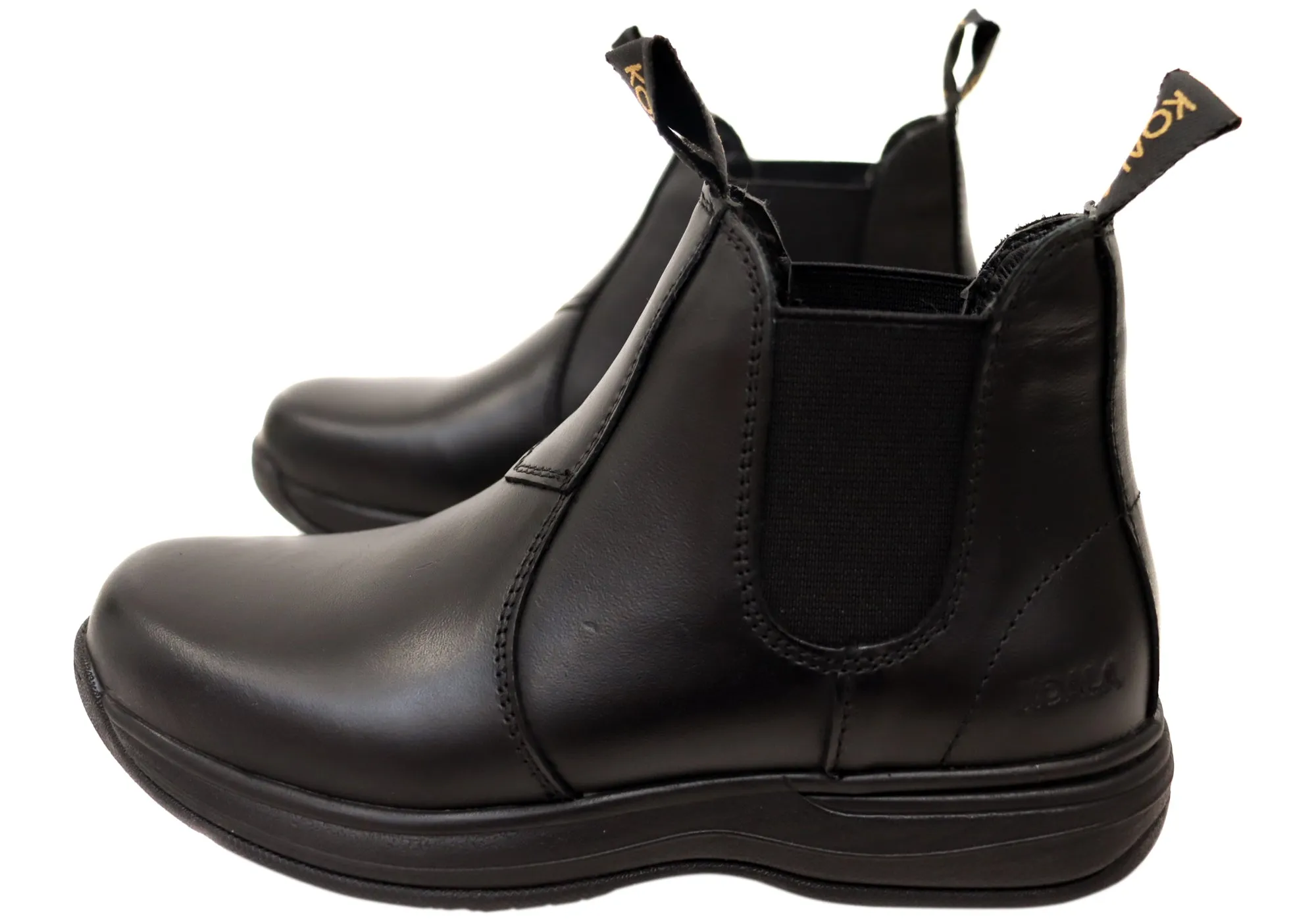 Koala By Grosby Knox Kids Leather Comfortable Pull On Boots