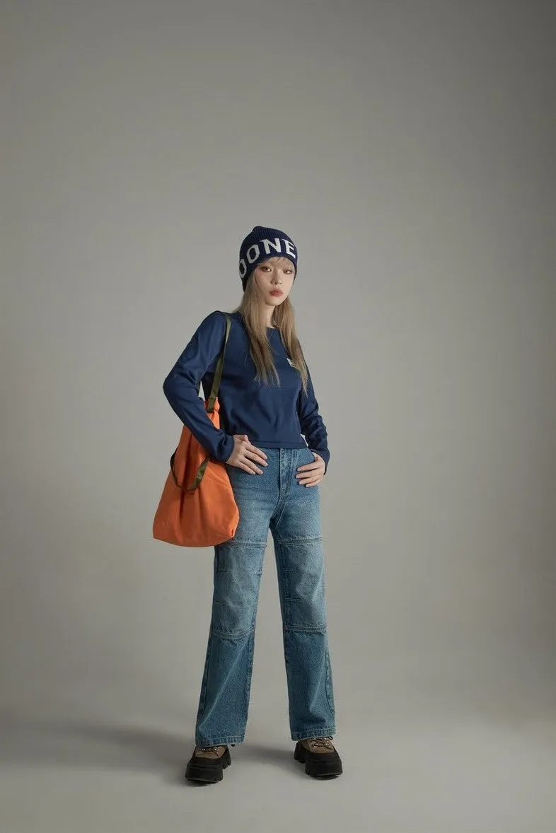 Label Point Casual Tops