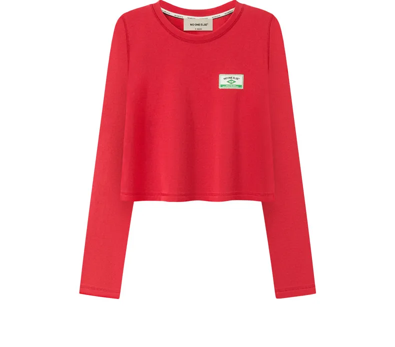 Label Point Casual Tops