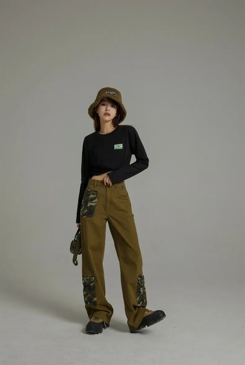 Label Point Casual Tops