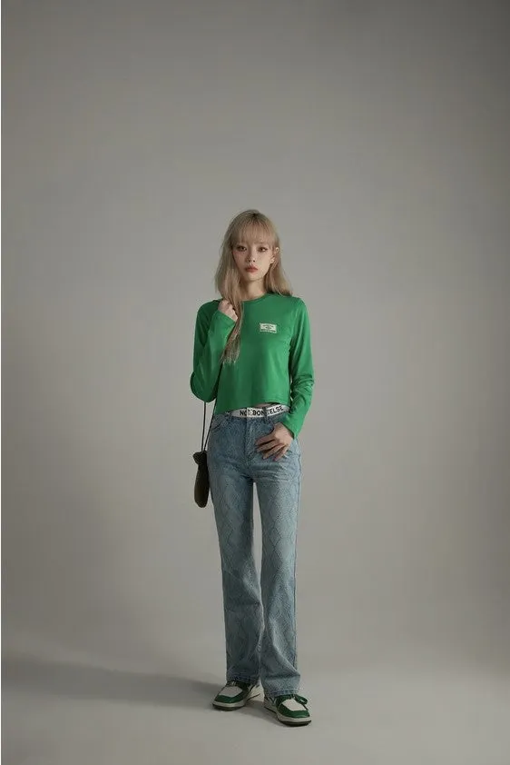 Label Point Casual Tops