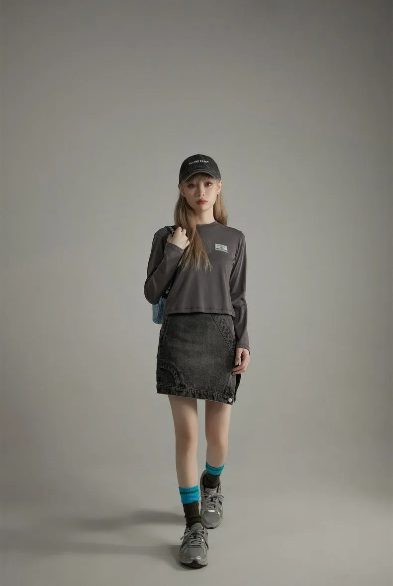 Label Point Casual Tops