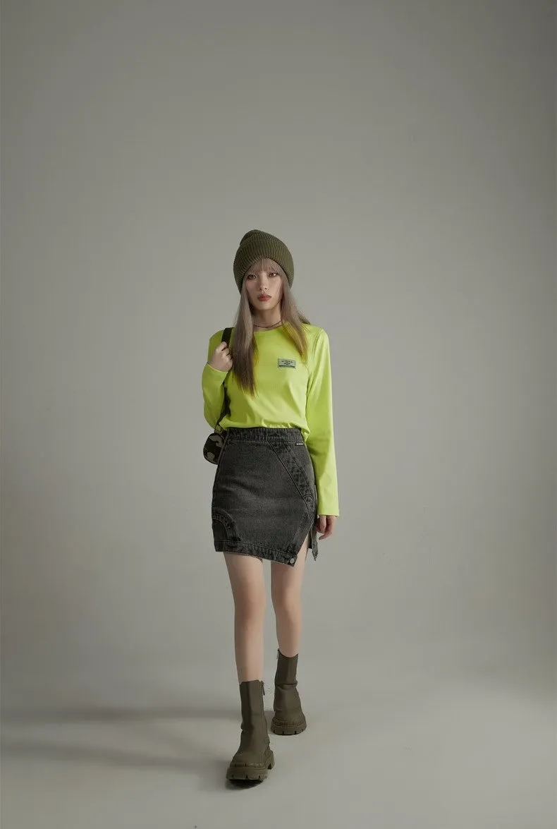 Label Point Casual Tops