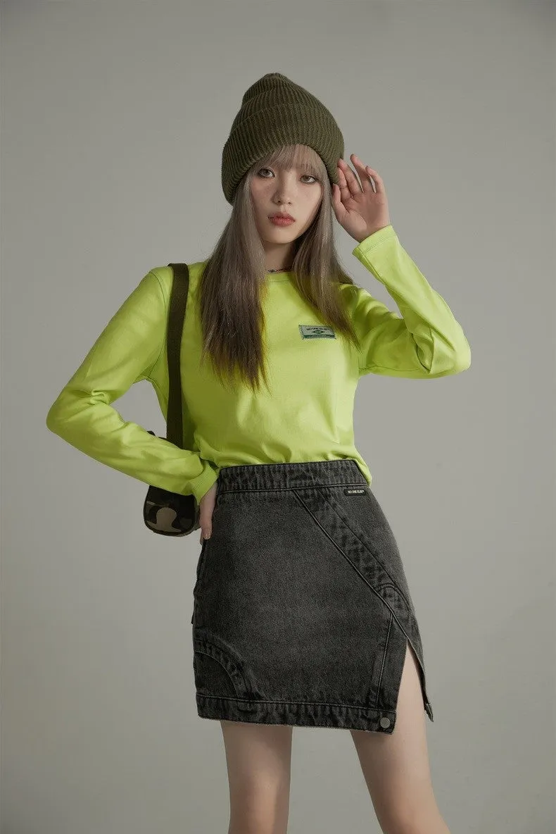 Label Point Casual Tops