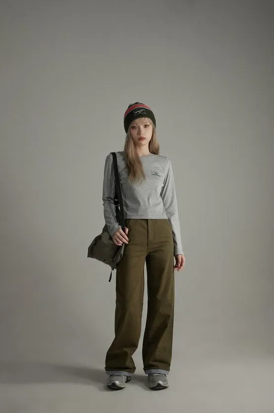Label Point Casual Tops