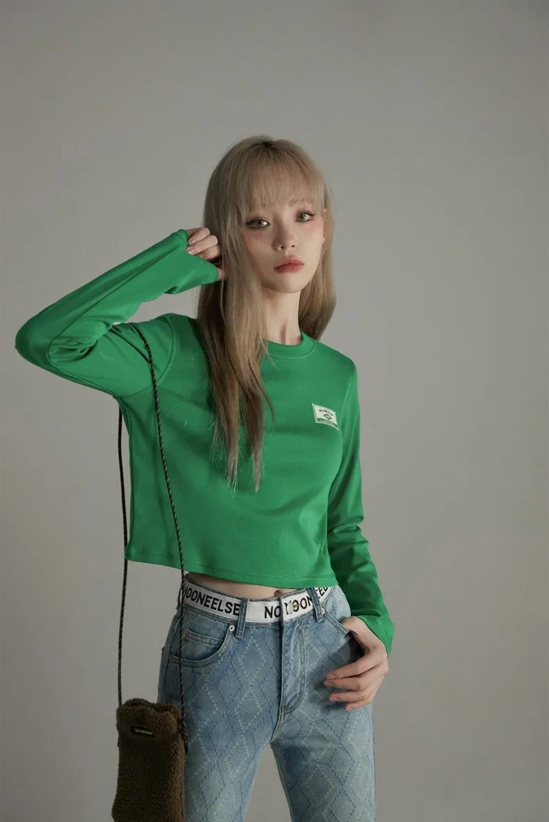Label Point Casual Tops