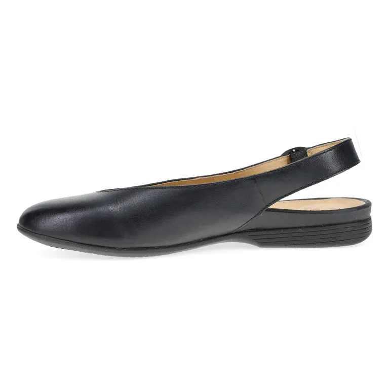 Lea Sling-Back Ballet Flat in Black