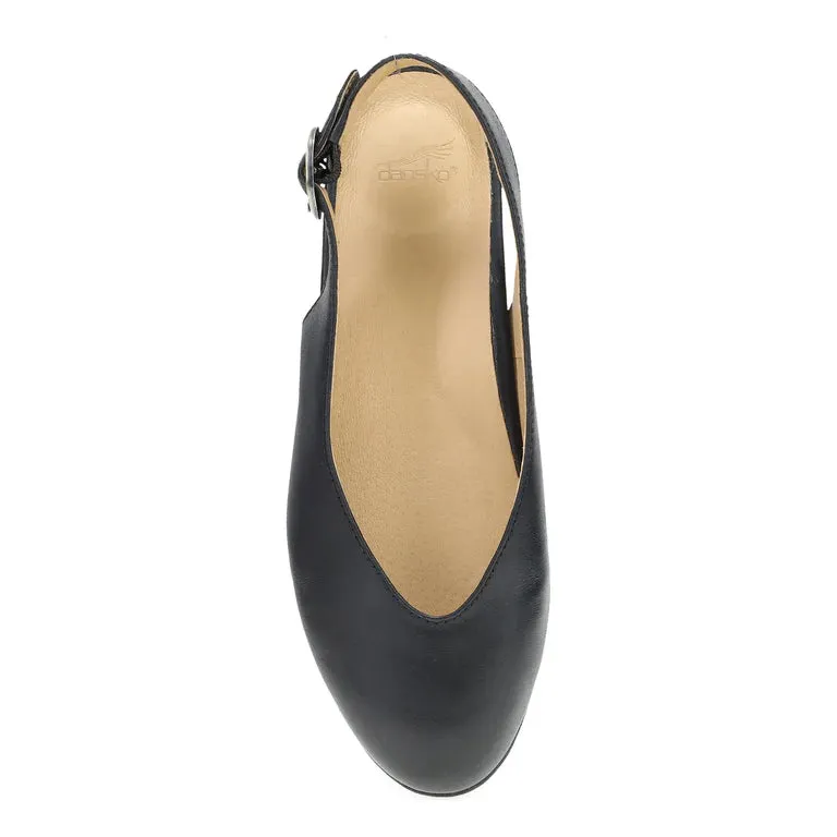 Lea Sling-Back Ballet Flat in Black