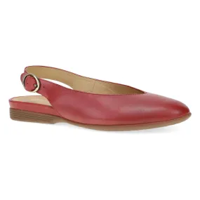 Lea Sling-Back Ballet Flat in Red