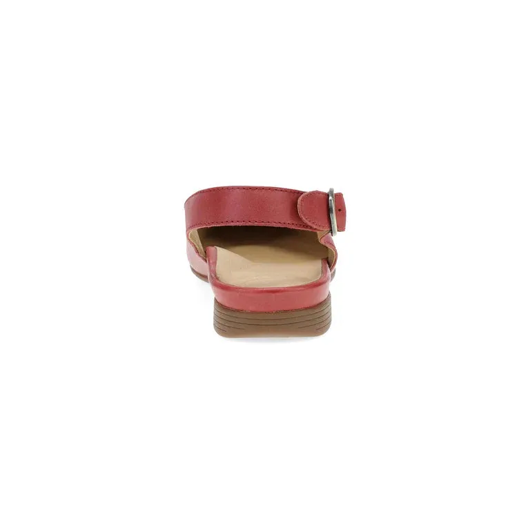 Lea Sling-Back Ballet Flat in Red