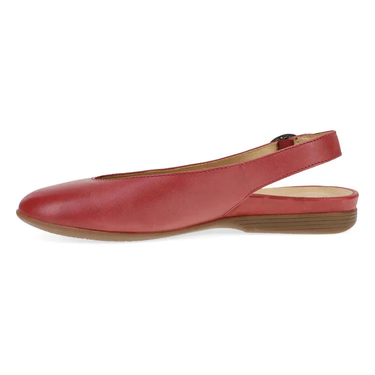 Lea Sling-Back Ballet Flat in Red